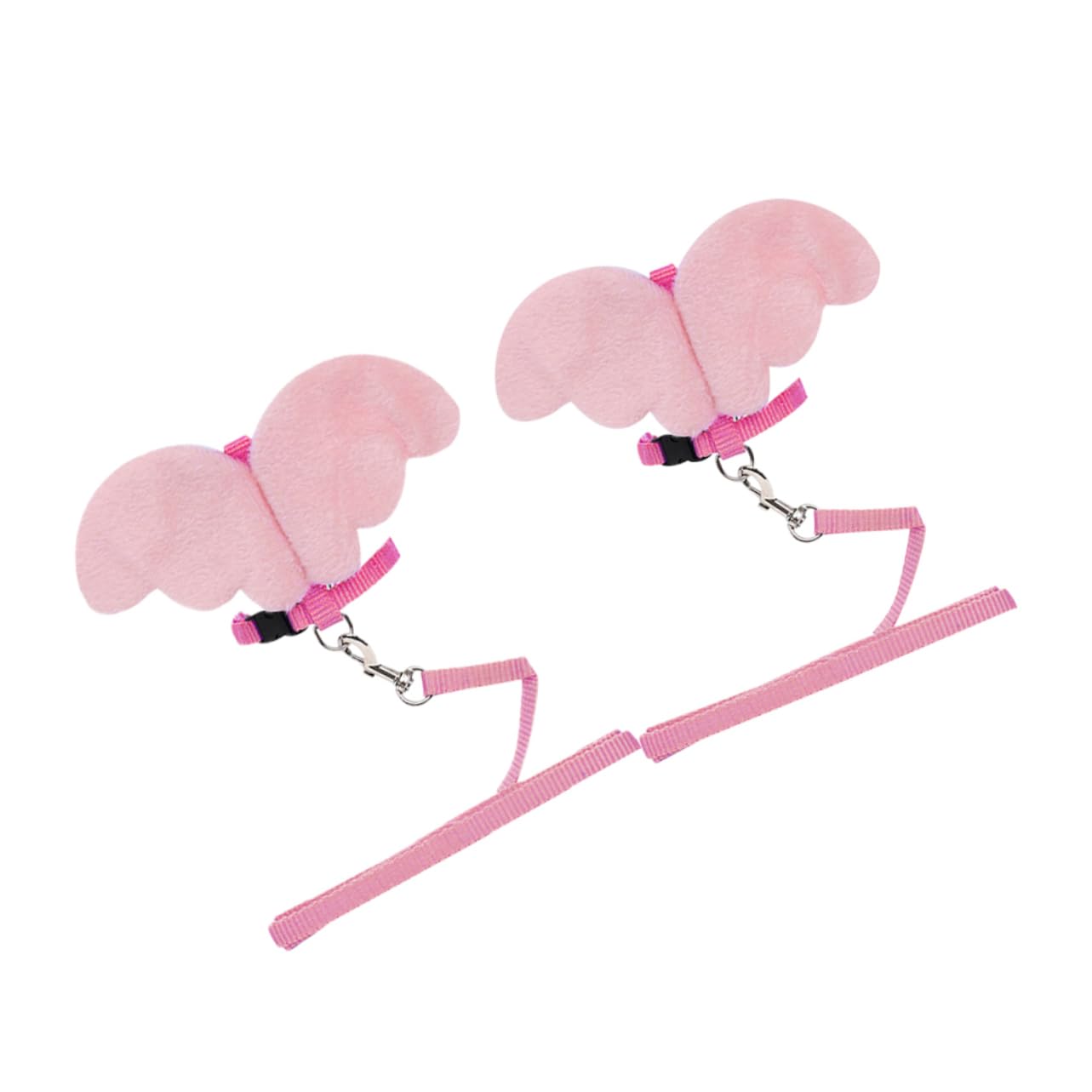 Toddmomy 2pcs Cat Vest Harness Breathable Chest Strap for Pets Angel Shape Design Pink Comfortable Fit for Cats Materials Pet Supplies for Fashionable Felines