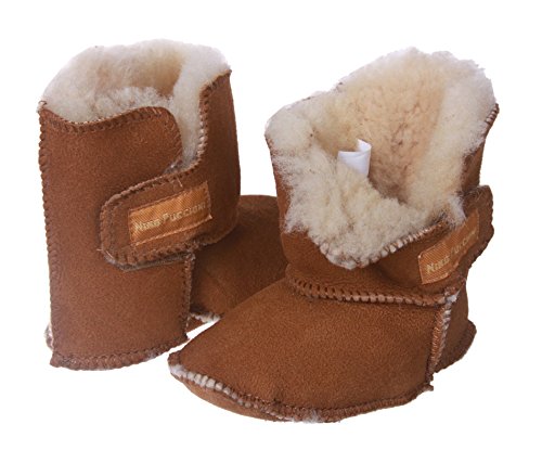 NINO Infants' Genuine Suede Shearling Erin Boots