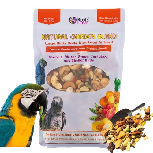 Birds LOVE All Natural Garden Blend Bird Food for Parrots