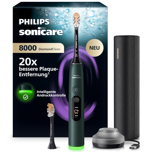Philips Sonicare Next-Generation DiamondClean 8000 elektrische Zahnbürste – mit intelligenter Andruckkontrolle und 15 Einstellungen… – Ansicht 1