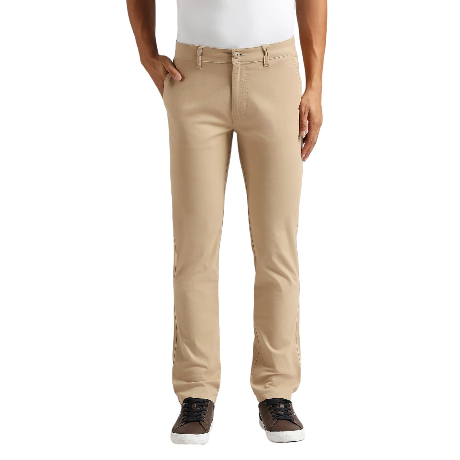 Pepe Jeans Men's Straight Pants, Khaki, 32