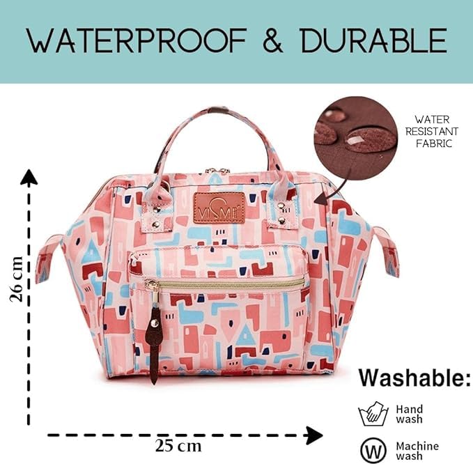 Image of VISMIINTREND Diaper Bag Combo for Mother for Travel | Includes Mini, Large Diaper Backpack |Baby Diaper Bag | Maternity Bag for Hospital | Nappy Bags for Mom | Gift for New Mom |Baby Shower Gift