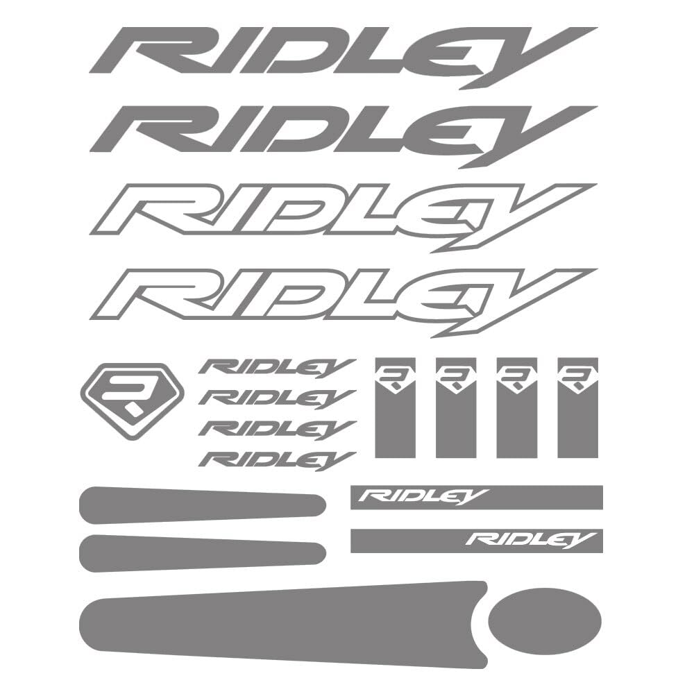 for RIDLEY cycle set bike sticker frame protector decals (White)