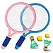 roseddy バドミントン ラケット 子供 バドミントン セット 軽量 子供用 バトミントン セット こども テニス バドミントン ラケット こども用 ばとみんとんラケット セット 幼児 バドミントン テニスラケット 子ども用 バドミントン 親子セット アウトドアバドミントン スポーツ