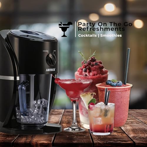Trendi Electric Ice Crusher & Slush Machine – Crushed Ice Maker with Removable Jug | Slushy Machine for Cocktails, Frappés, Iced Coffee & Tea | Ice Cube Maker for Home & Parties - Image 4