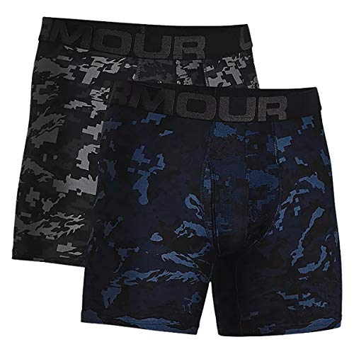 Image of Under Armour mens Multi-pack Performance Tech Boxerjock Brief, 6 inch Inseam, All-day Comfort & Soft
