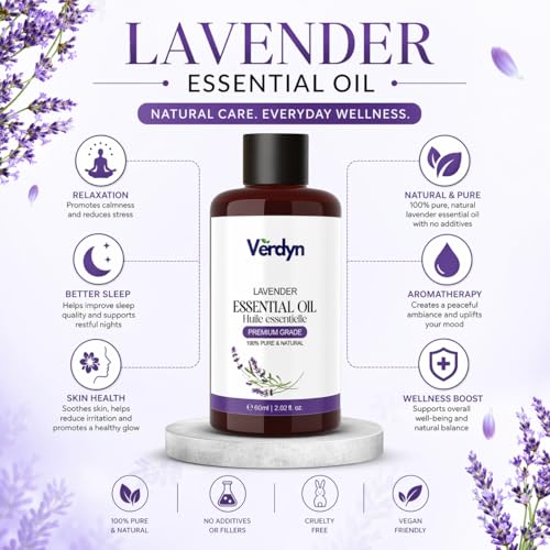 Aceite Esencial de Lavanda 100% Puro y Natural 60ml miniatura 2