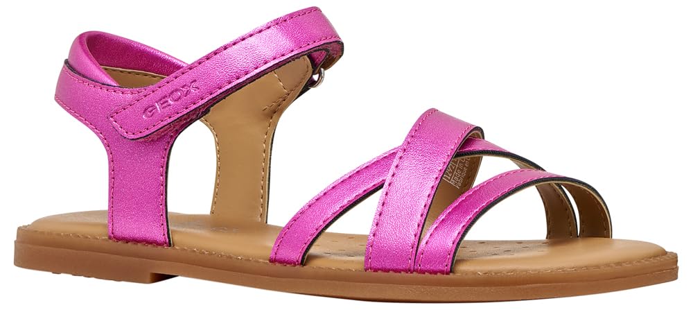 Geox J Sandal Karly Girl, Fuchsia, 5 UK