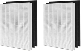 2 PACK AP-1512HH Replacement Filter Compatible with Coway AP-1512HH, AP-1512HH-FP, AP-1518R, AP-1519P Air Purifier, Part# 3304899, 2 HEPA and 4 Carbon Filters