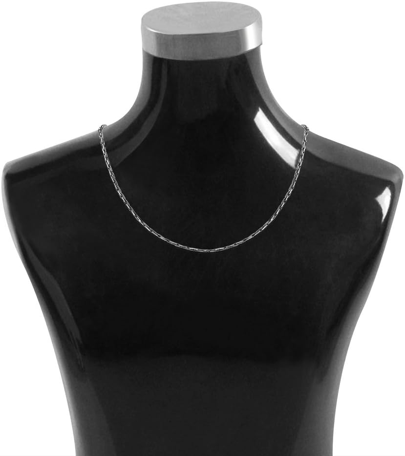 2mm Surgical Stainless Steel Thin Chain Necklace for Women and Men,18-30 Inches - Image 7