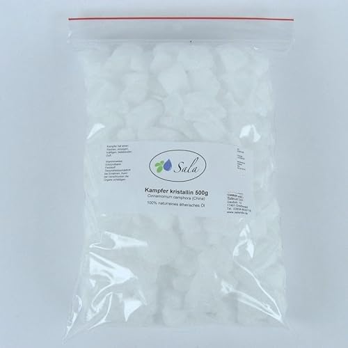 Preisvergleich Produktbild Sala Kampfer kristallin Kampferkristalle Brocken naturrein (500 g Beutel)