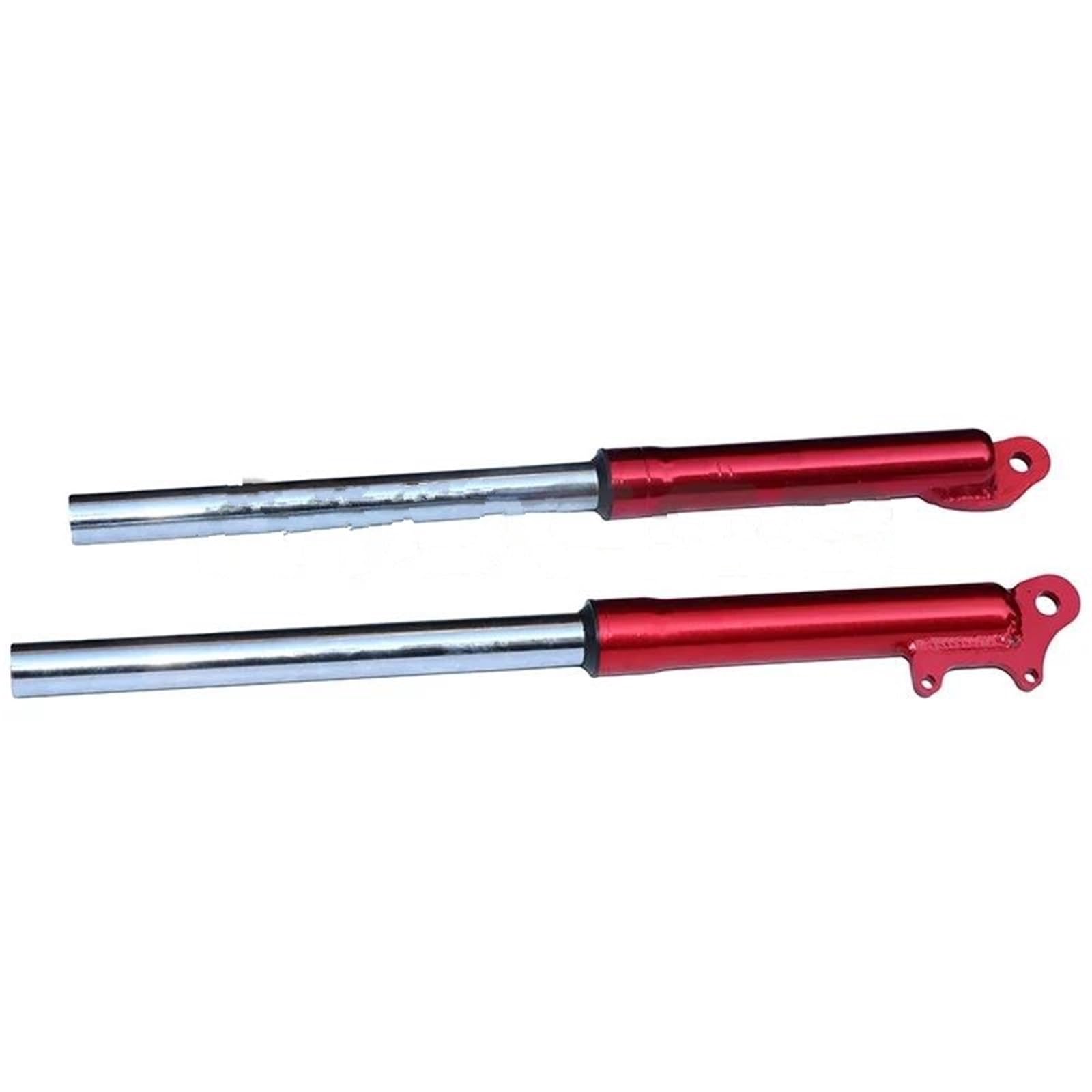 Amortisseur de Ressort 1 Paire pour Mini Moto Fourche Avant Suspension Amortisseur pour 47cc 49cc Deux Temps Fourche Avant Amortisseur Avant Inversé Remplacement D'amortisseur(Rouge)