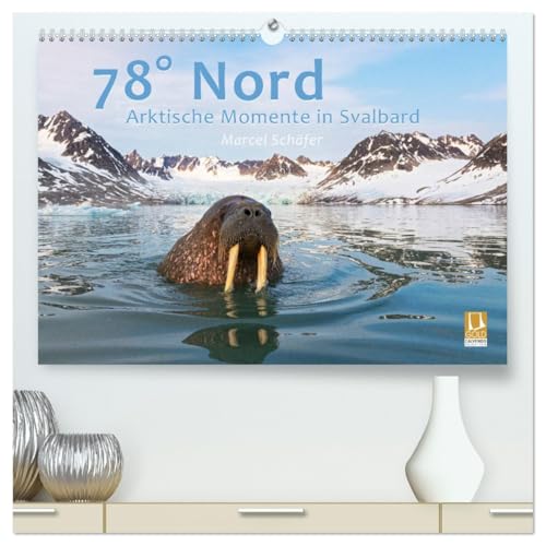 78° Nord - Arktische Momente in Svalbard (hochwertiger Premium Wandkalender 2026 DIN A2 quer), Kunstdruck in Hochglanz: Unvergessliche Naturerlebnisse auf Svalbard (CALVENDO Natur)