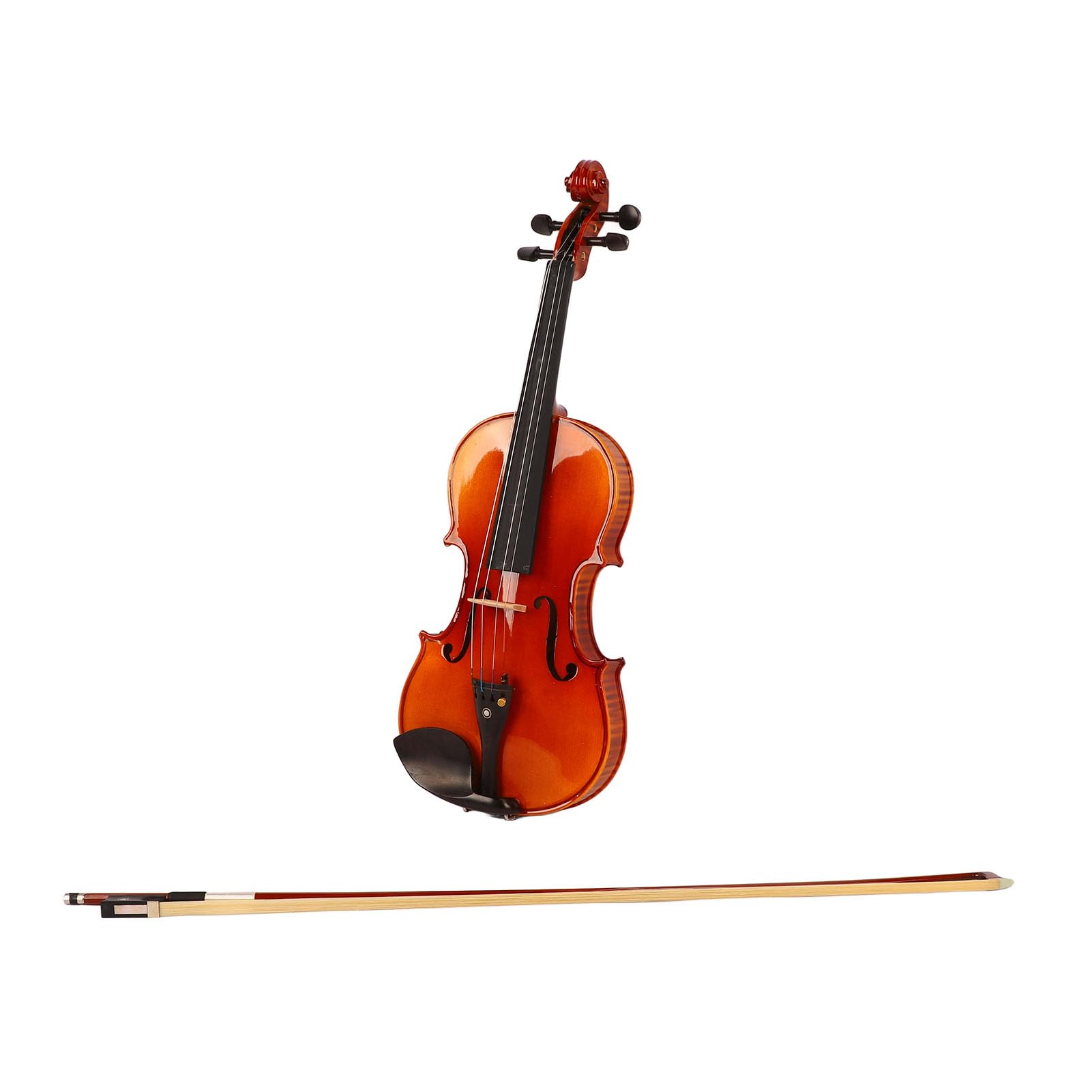 Generic Set di Violino per Principianti Realizzato a Mano Acustico con Motivo Tigre per Studenti Adulti Materiale in Abete Rosso 1 unità