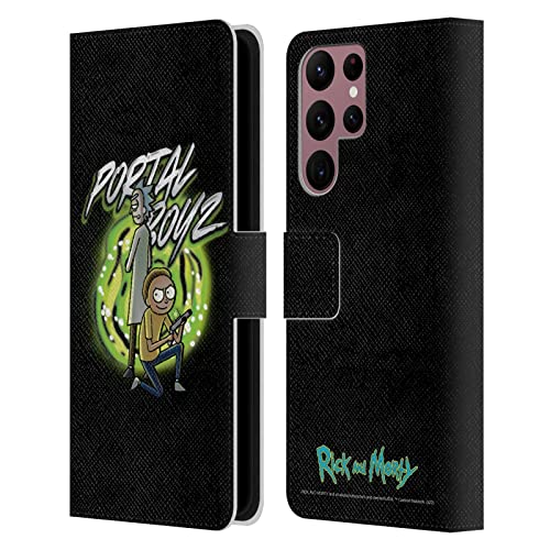 Coque portefeuille Rick and Morty Samsung S22 Ultra 5G protège écran