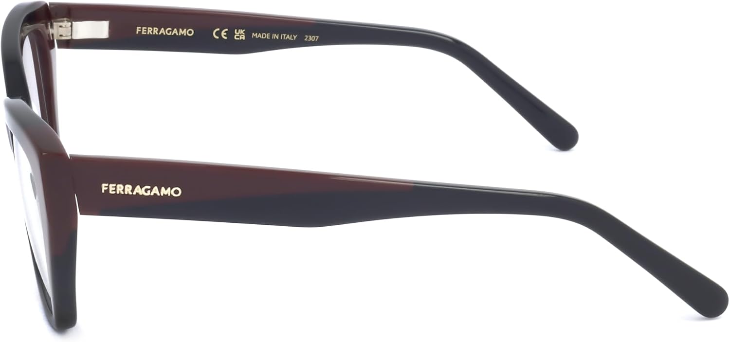 FERRAGAMO Eyeglasses SF 2938 N 051 Black Burgundy