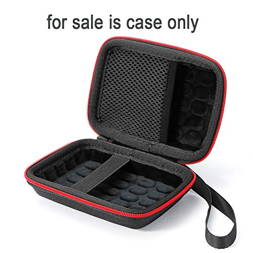 Hard Travel Case For Korg Tm-50 / Tm-60Bk Tuner Metronome And Clip On Microphone, Protective Carrying Storage Bag - Black (Black Lining) #TOP1