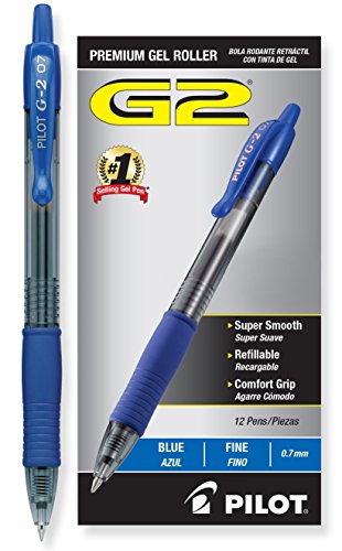 PILOT G2 Premium Bolígrafo Gel, Punta Fina, Azul y Verde, 12-Pack miniatura 3