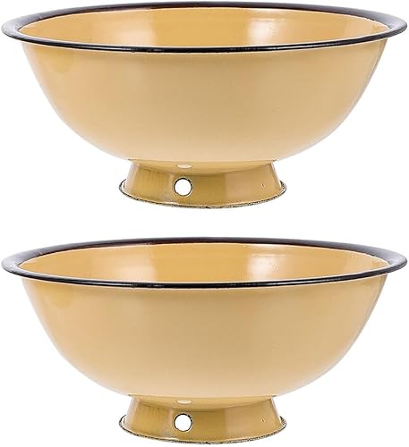 Miniatura 7 de Tazón de esmalte de 2 uds. Olla grande de conejos dorados, cuencos de arroz esmaltados japoneses blancos irrompibles, tazones para mezclar,