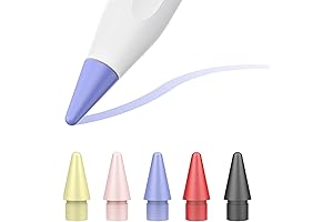 5 Pack Apple Pencil Tips Replacement in Colors