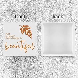 Fall Is Proof That Change Is Beautiful Wooden Box Sign Decor, Thanksgiving Fall Sign Wooden Plaque for Bookshelves Tables Living Room Shelf Bedrooms Office Tabletop Decorations 5 x 5 Inches Fall Is Proof That Change Is Beautiful Wooden Box Sign Decor Thanksgiving Fall Sign Wooden Plaque for Bookshelves Tables Living Room Shelf Bedrooms Office Tabletop Decorations 5 x 5 Inches