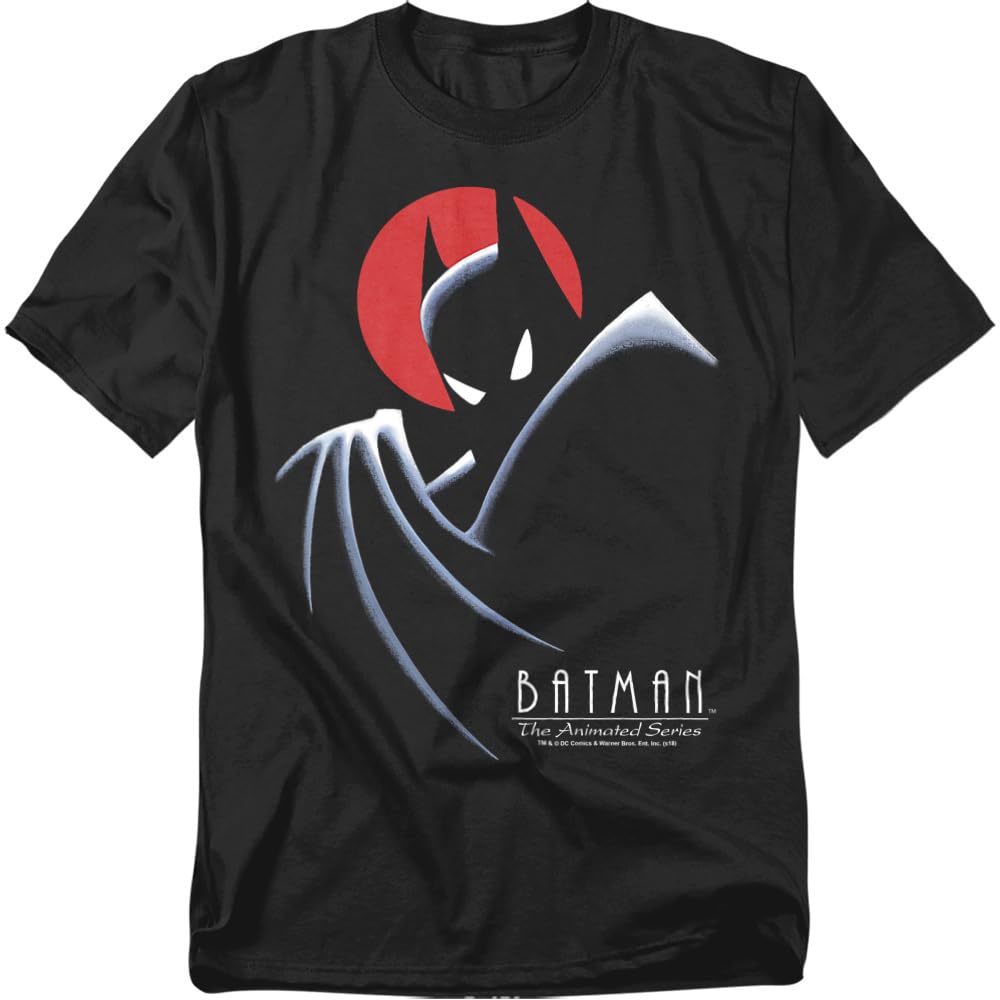 Batman The Animated Series Logo T Shirt Black