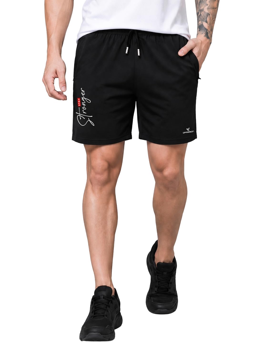 dpassion Men's Quick Dry Sports Shorts | Gym, Running & Training Shorts-picture-38