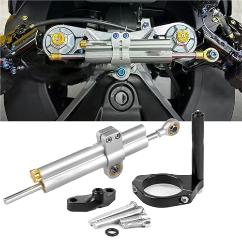 Kit de support pour amortisseur direction Aprilia RS 457 2024 2025 argent