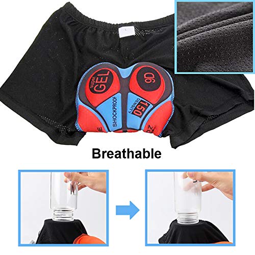 Culotte Ciclismo Hombre Pantalones Cortos de Ciclismo 5d 20d Pantalones Cortos de montaña for Hombres Pantalones Cortos for Bicicletas Acolchadas for Bicicletas Culotte Ciclismo Mujer