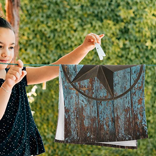 Western-Hand-Towels-Set-of-2Rustic-Country-Barn-Texas-Star-on-Teal-Wooden-Plank-Small-Bath-Soft-Absorbent-Decorative-Bathroom-for-Kitchen-Dish-Spa-Yoga-Guest-144×283-157×275 Western Hand Towels Set of 2Rustic Country Barn Texas Star on Teal Wooden Plank Small Bath Soft Absorbent Decorative Bathroom for Kitchen Dish Spa Yoga Guest 144×283 157×275