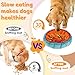 HJJWNDDNG Dog Feeding Set with Snuffle Mat, Lick Mat for Dogs Slow Feeder Interactive Toys to Keep Pets Busy and Reduce Anxiety(Mixed Color,1)
