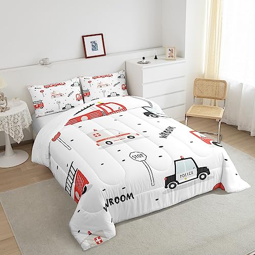 Parure de lit ambulance pour enfants qui transpirent la nuit avec housse double