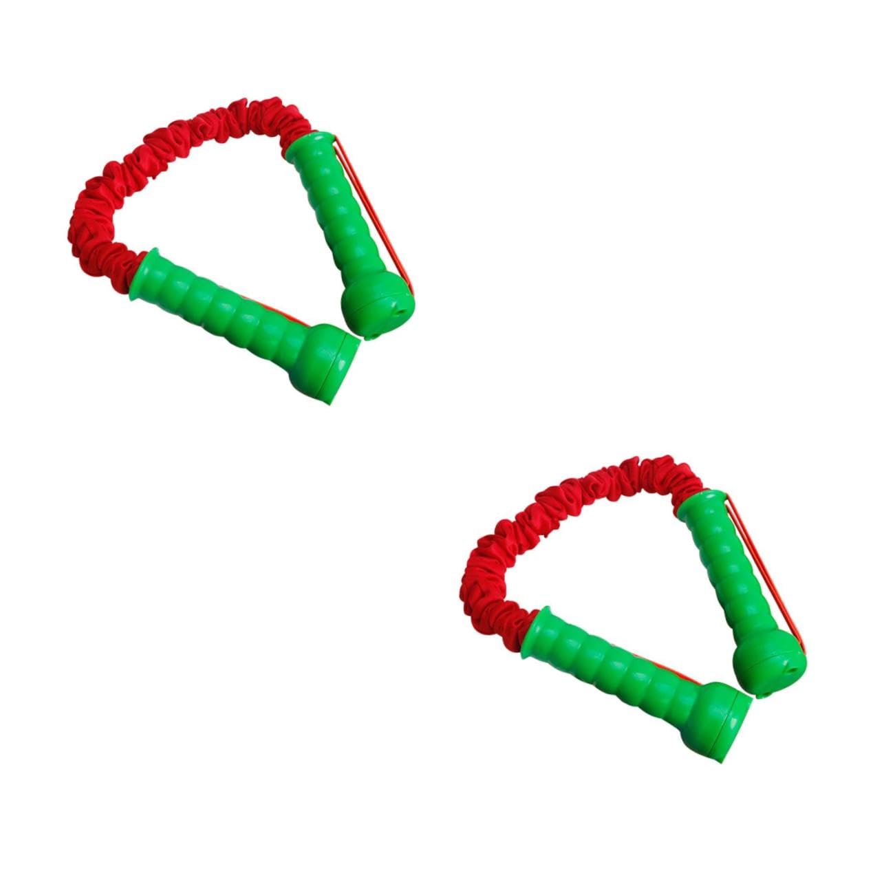 POPETPOP Extractor De Damas Flexible Capacitación Equipo De Gimnasia para Casa Fortalecedor Entrenador De Brazo De Cuerda Elástica Equipo De Fitness De Femenino Rojo