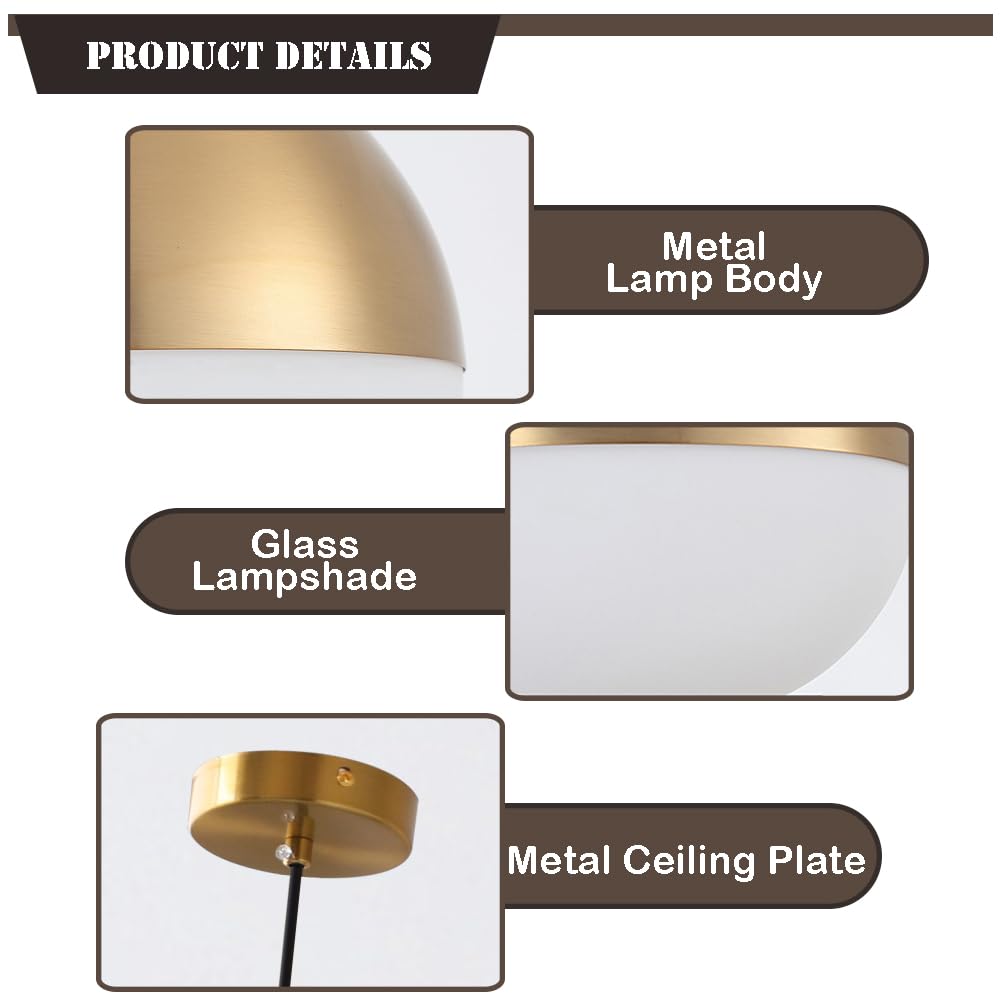 Lámpara Colgante de Cristal de Estilo Industrial Moderno