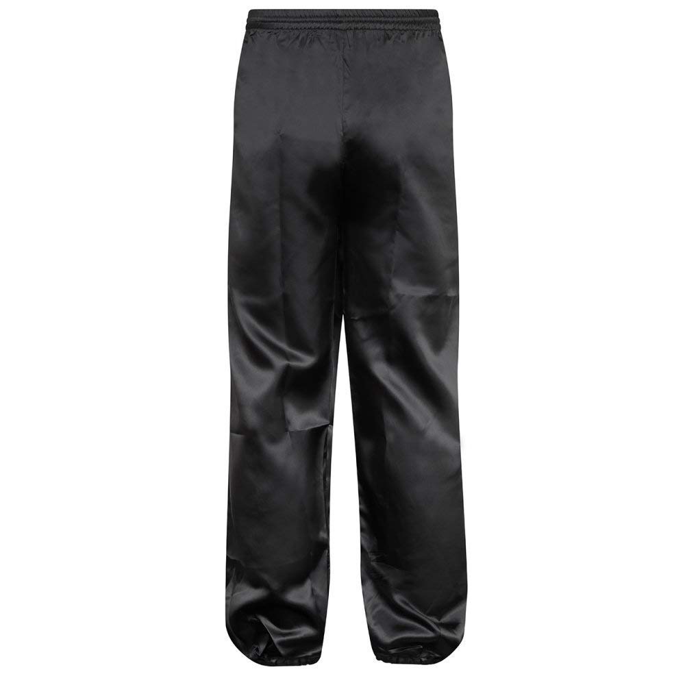Playwell Tai Chi/Wushu Knöchelhose aus 100 % Seide, schwarz, mit Bündchen
