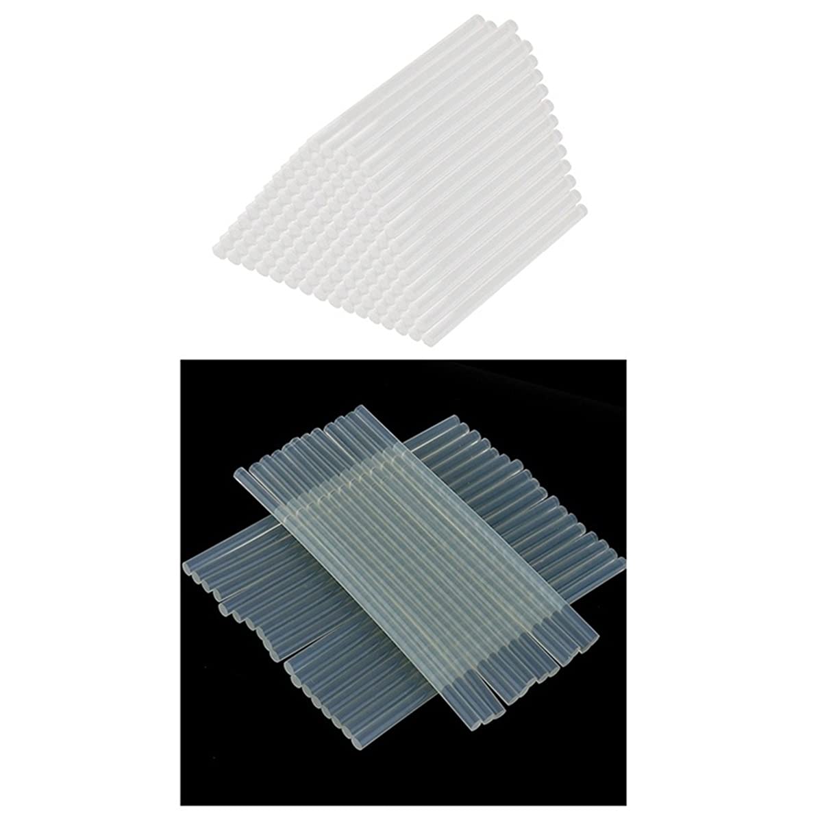 ZTBH Stick di Colla a Caldo 140 PCS 7 x 100mm Clear Hot Melt Colla Sticks, per Artigianato per Pistola a Colla Hot-Colla, 20 Pezzi A & 120 PCS B Fondere la Colla Stick