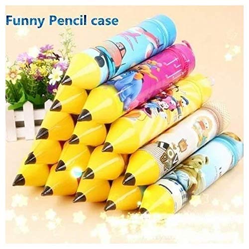 JAY ANTIQUES Pencil Shaped Stationery Case Pouch for Kids Birthday Return Gift (for Boys - 10 pc)