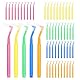 50 Stück Interdentalbürsten Bunt, 5 Größen (0.66-1.55mm) Angle Zahnzwischenraumbürsten, Dentalbürsten für Zahnspangen Reinigen