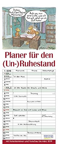 Planer für den (Un-)Ruhestand 2018: Familienplaner mit 3 breiten Spalten. Familienkalender, lustige Planer für den (Un-)Ruhestand 2018: Familienplaner mit 3 breiten Spalten. Familienkalender, lustige
