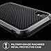 X-Doria Defense Lux, Compatible with Apple iPhone XR - Military Grade Drop Tested, Anodized Aluminum, TPU, and Polycarbonate Protective Case for Apple iPhone XR, (Black Carbon Fiber)