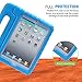 HDE Kids Case for iPad Mini 2 3 -Shock Proof Rugged Heavy Duty Impact Resistant Protective Cover Handle Stand for Apple iPad Mini 1 2 3 Retina (Blue)