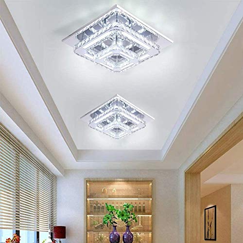 Goeco Plafoniera led Soffitto Cristallo 36W