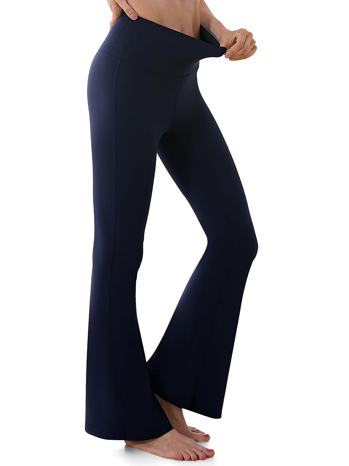 Legging évasé pour Femme - Taille Haute - Pantalon de Yoga Bootcut Confortable - Pantalon de Yoga décontracté pour l'entraînement et Le Bureau