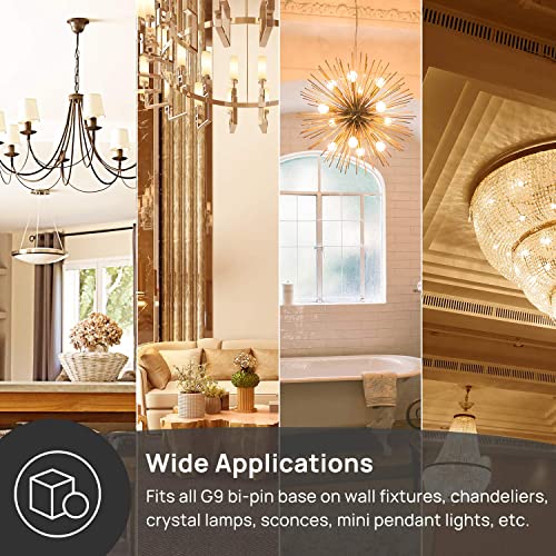 Linkind Lampada LED G9, Lampade alogene da 40W