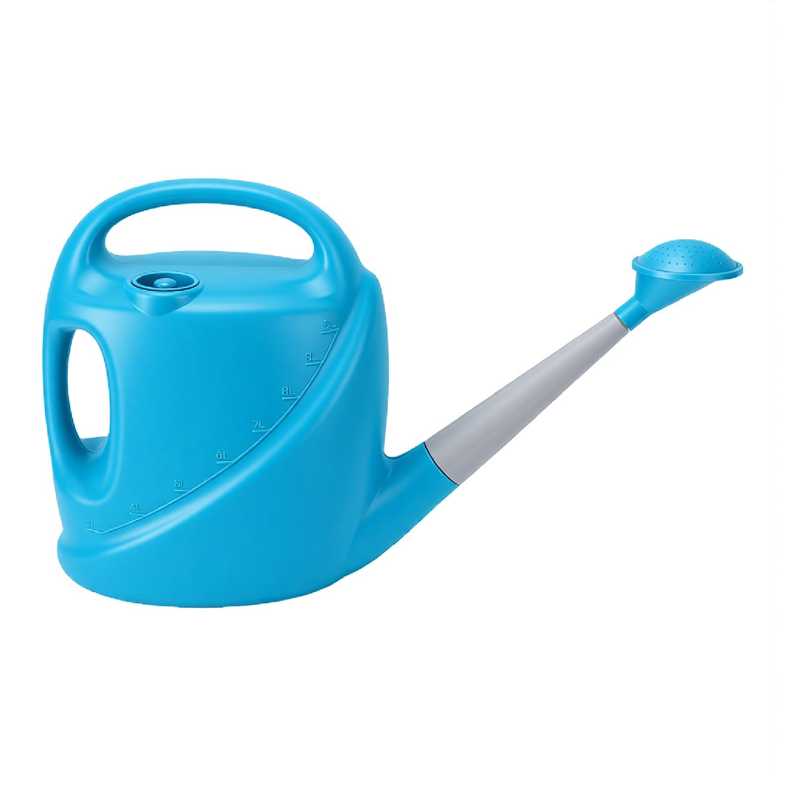 Fockety Innaffiatoio da 10 Litri con Ampia Bocca e Manico Ergonomico per Giardinaggio
