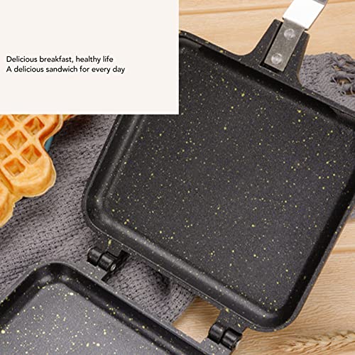 Abnehmbarer, doppelseitiger, antihaftbeschichteter Sandwichmaker und Bratpfanne von Lybunair für Eier, Brot und Toast 3 Abnehmbarer, doppelseitiger, antihaftbeschichteter Sandwichmaker und Bratpfanne von Lybunair für Eier, Brot und Toast