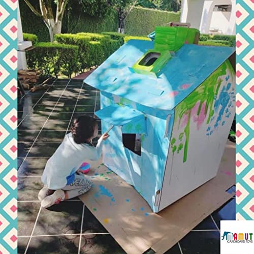 Mejores precios y opiniones de Casitas de Cartón Ecológicas Niños los más recomendados. 6 Imagen adicional