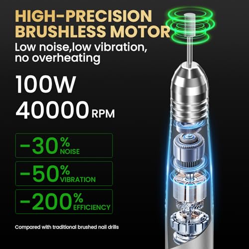 Professional Nail Drill Machine Rechargeable