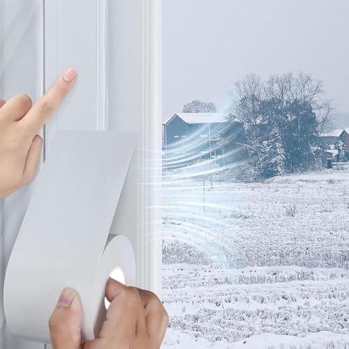 aislante termico autoadhesivoaislante termico paredescinta selladora impermeableCinta Aislante Termica para Ventanas y Puertas 5cm x 20m Transparente Burlete Autoadhesivo de Ventana Tira de Sellado.