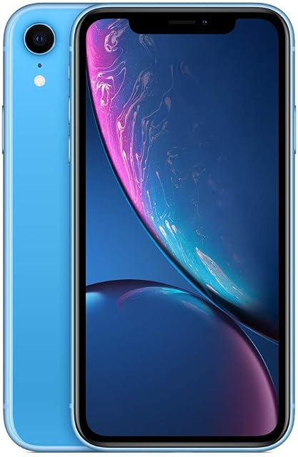 Apple iPhone XR, 128GB, Blue (Renewed)